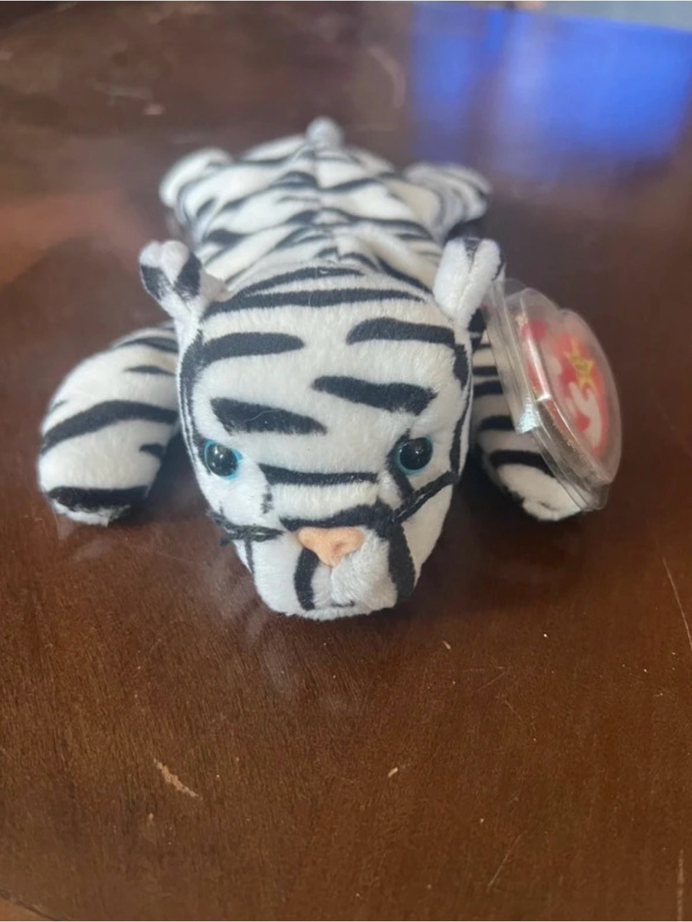 Original Ty Beanie Baby Blizzard the Tiger 1996 with Tag Protector